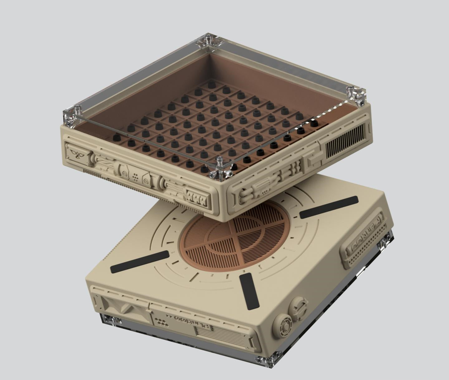 Plant100v2 keycap hibernation cabin storage display box 3D printing customized dustproof table decoration customization
