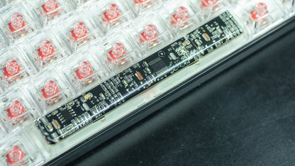 Circuit board design personalized keycaps Crystal drops of glue sealing circuit board decorative keycaps