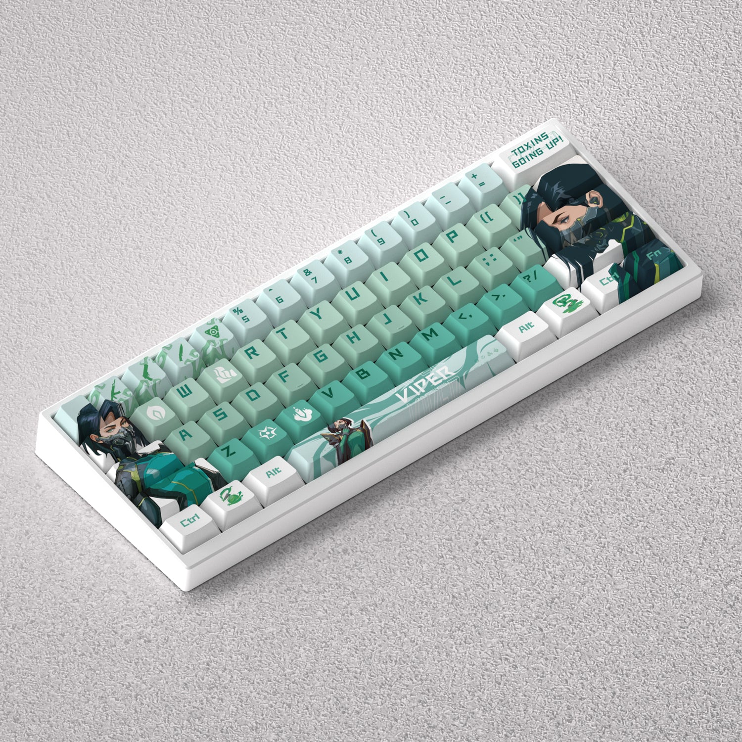VALORANT Theme Keycap Series, Anime Game Creative Personalized Keycap Set PBT Material Original Factory Height Sublimation