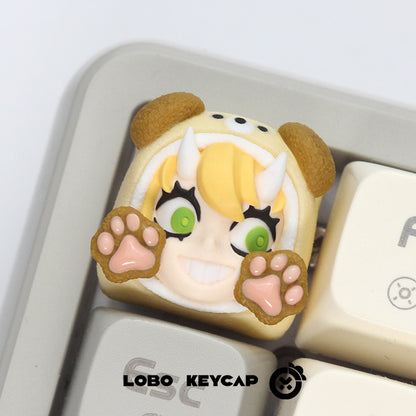 Lilith series personalized resin keycaps, cat and dog, two limited edition releases