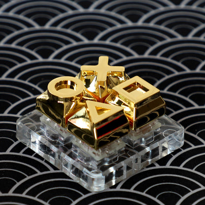 Metal keycaps, game console themed keycaps, mechanical keyboards, personalized keycaps, all metal game console keycaps, decorative keycaps