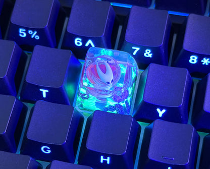 The Hollow Knight, Hollow Knight: Silksong，Crystal drops of glue seals, resin personalized keycaps, anime game artisankeycaps