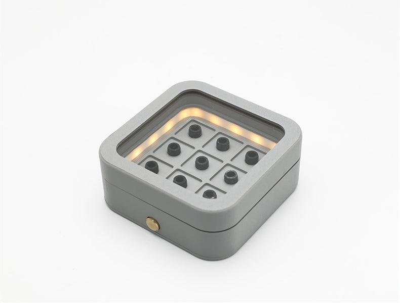 9-key keycap storage box wireless, can emit light, display mechanical keyboard with lights, personalized keycap dustproof display box