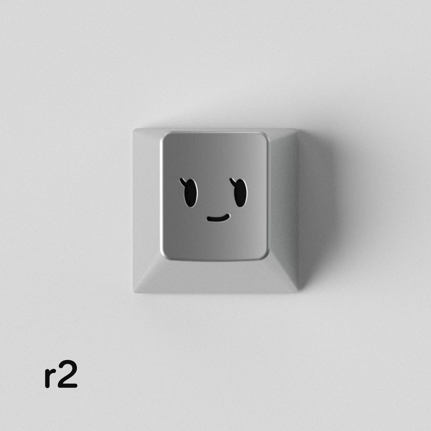 Simple smiley face expression personalized PC metal keycap smiley face customization mechanical keyboard customization keycap