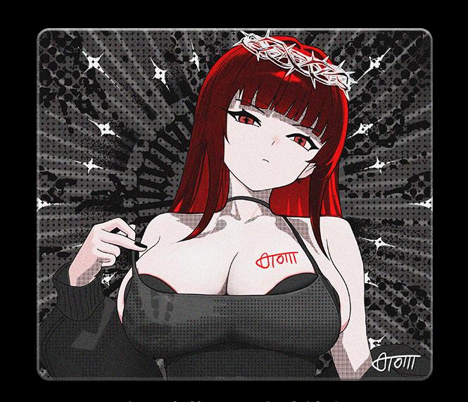 Tempered glass micro etching process mouse pad, high-definition pattern customized professional mouse pad（+10）
