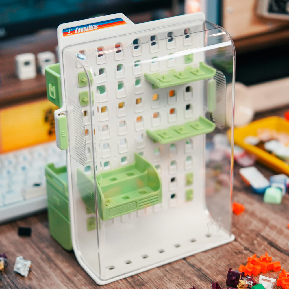 Keycap pegboard personalized keycap storage box game console button storage box desktop storage box personalized keycap display box dustproof design