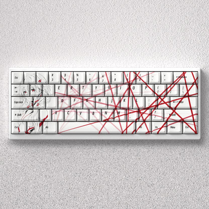 Yuzuriha Inori keycap anime theme factory height PBT positive fitting 60 65 68