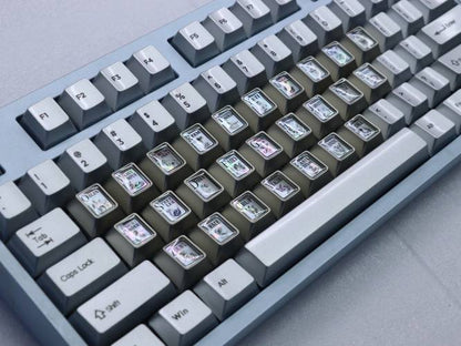 Fantastic Beasts and Where to Find Them， 26 letter area keycap original factory height metal keycap set