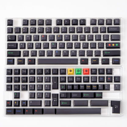 Black light fog transparent mechanical keyboard keycap UV printing factory height 122 keys