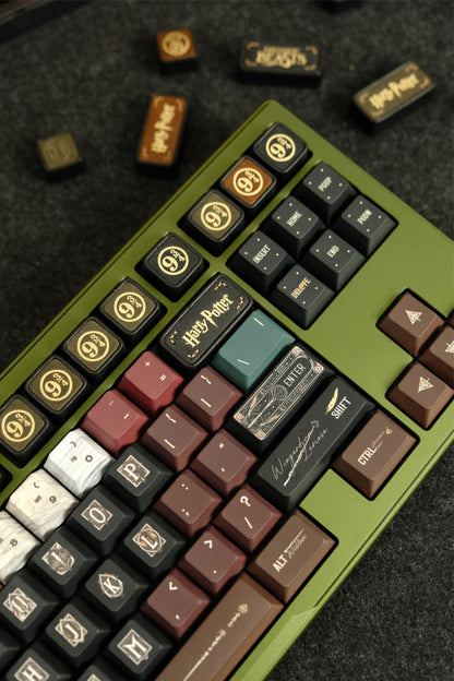 Harry Potter, Animali Fantastici e Dove Trovarli Handmade 2U Leather Handmade Keycaps Retro Style Art Keycaps