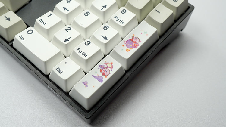 Star Kirby, Heat Sublimation Personalized Pattern 1U, PTB Material Personalized Decorative Keycap Set