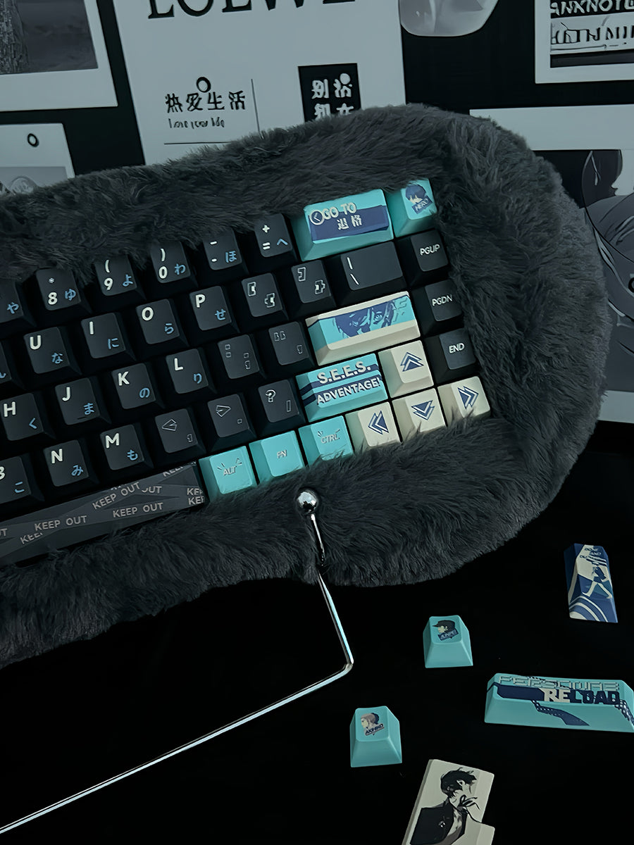 Persona 3 Reload Keycap Game Anime Complete Set PBT Thermal Sublimation Cherry Original Factory Height Set Personalized Keycaps