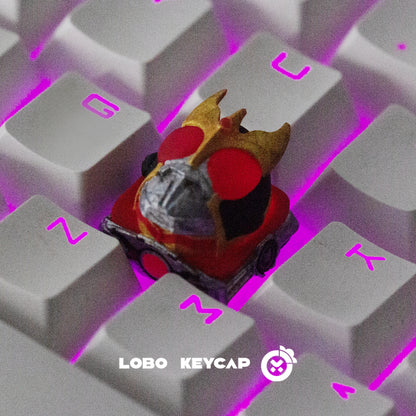 Masquerade Knight Resin Keycap Transparent KAMEN RIDER Personalized Resin anime Mechanical Keyboard Craftsman Keycap
