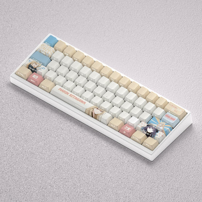 My Dress Up Darling Theme Keycaps, Kitagawa Marin Anime Game Creative Personalized Keycap Set PBT Material Original Factory Height Sublimation Printing