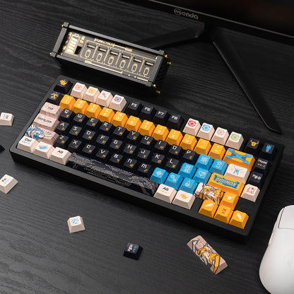 Digimon theme mechanical keyboard set keycap animation peripheral anime PBT sublimation original factory height