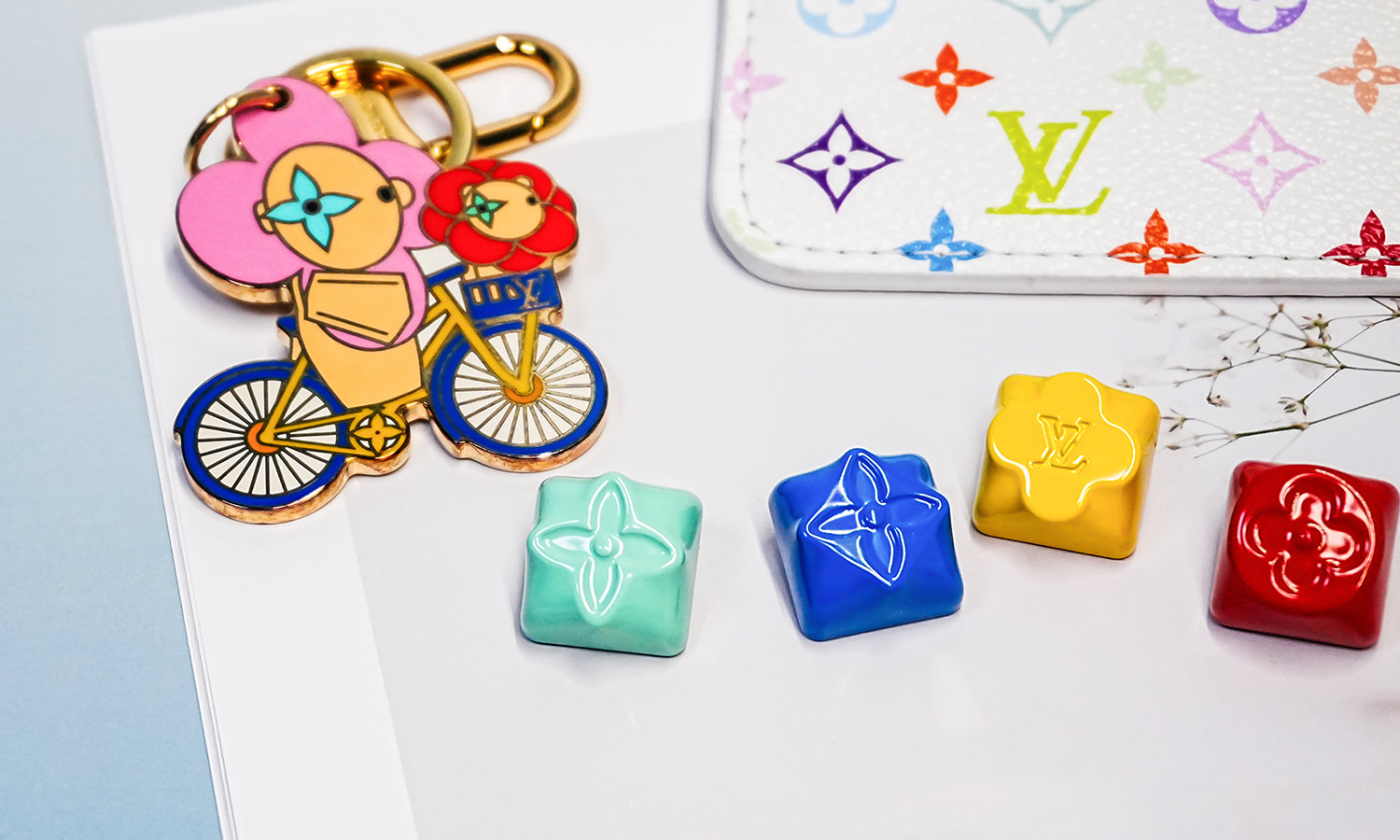 Irregular shaped personalized keycaps, luxury vintage series aluminum alloy keycaps painted with CNC machining, customized mechanical keyboards, custom keycaps