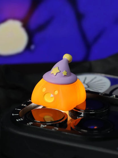 Cute Cloud Ghost, Wizard Pumpkin Elf, Resin Coated Personalized Keycaps, Cute Style Mechanical Keyboard Decorative Keycaps