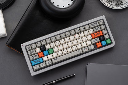 Early work and late return theme mechanical keyboard keycap complete set PBT heat sublimation original factory highly personalized keycap set
