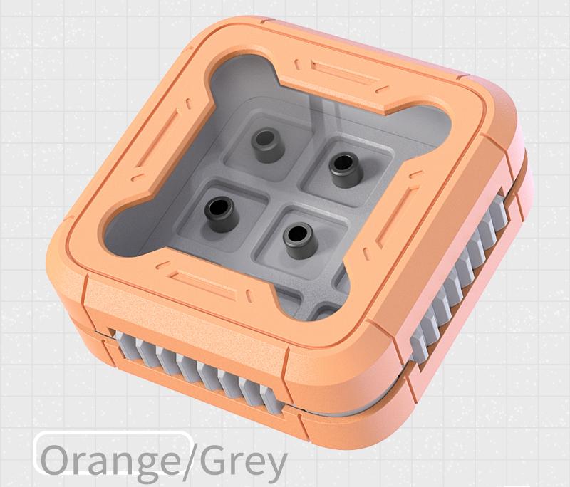 9-key spacecraft design, 3D printed resin keycap box, personalized keycap storage box, dust-proof magnetic absorption nano keycap customized display keycap box with multiple colors to choose from