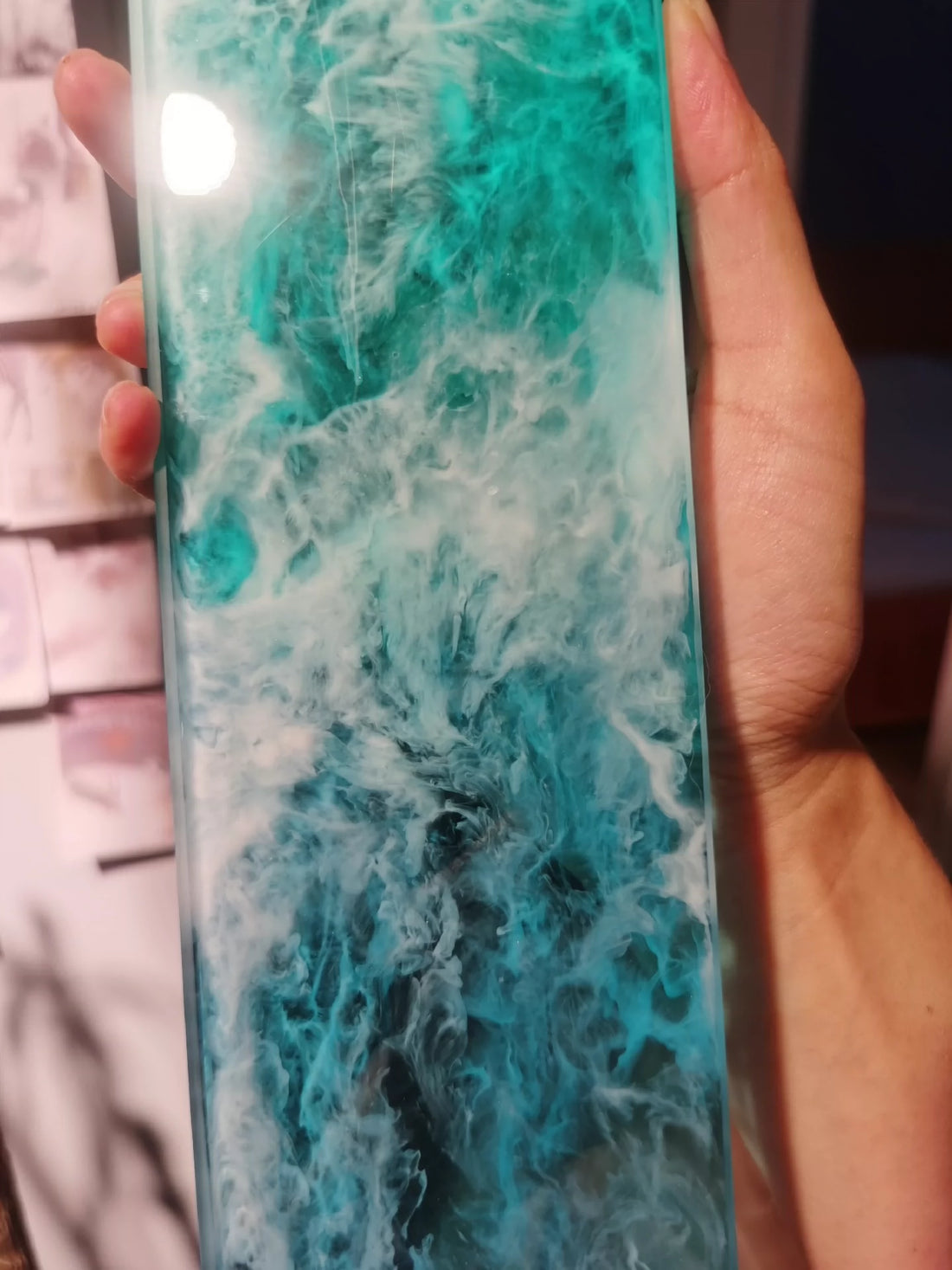 Wave theme, keyboard resin handle, palm rest, keyboard peripheral accessories