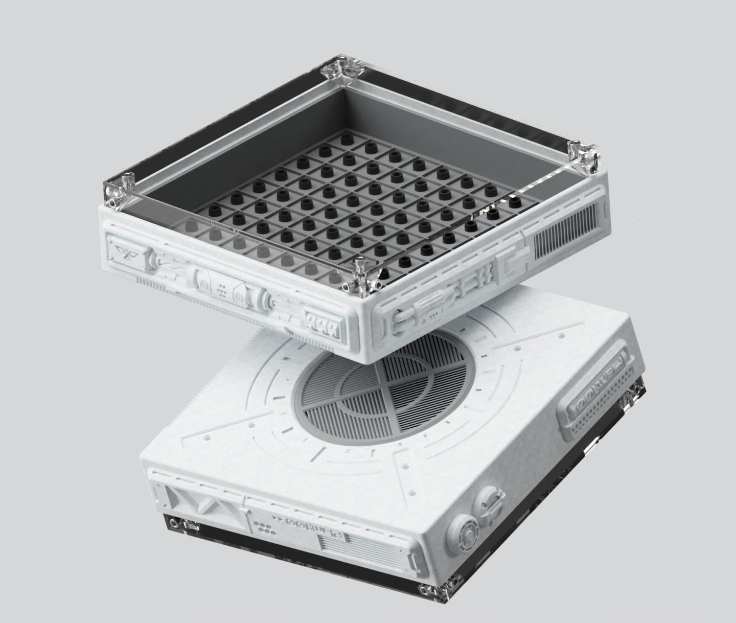 Plant100v2 keycap hibernation cabin storage display box 3D printing customized dustproof table decoration customization
