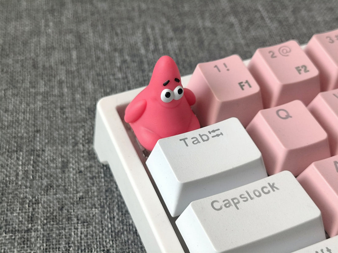 SpongeBob SquarePants, Patrick Star Resin Personalized Keycaps, Anime Cute Keycaps