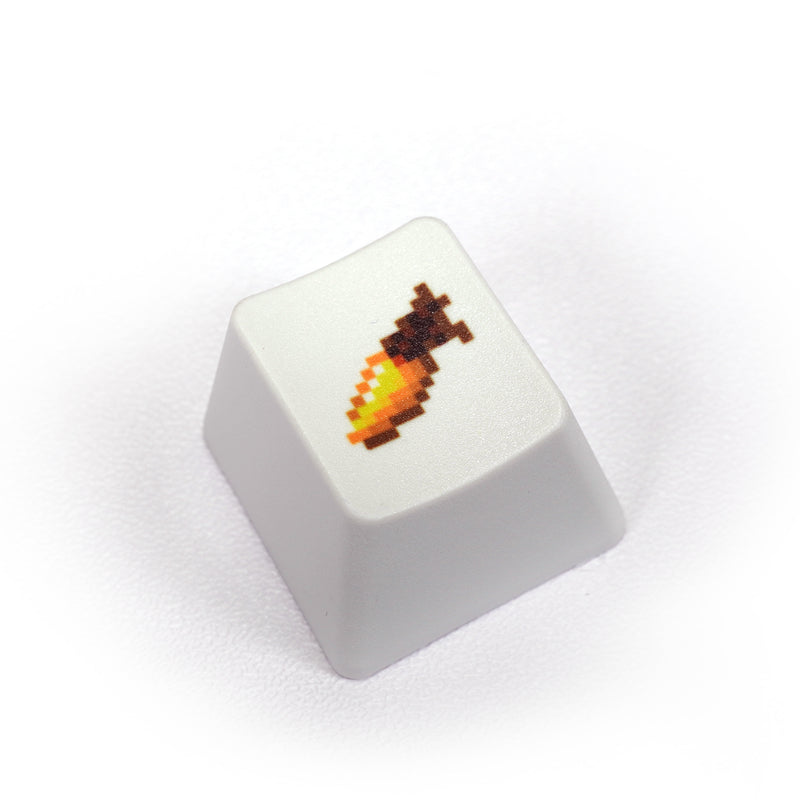 Minecraft， Pixel style prop, PBT sublimation process single personalized pattern keycap