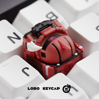 Mobile Suit Gundam MS-05 Keycap Personalized Resin Art Keycap Mechanical Keyboard Transparent Keycap