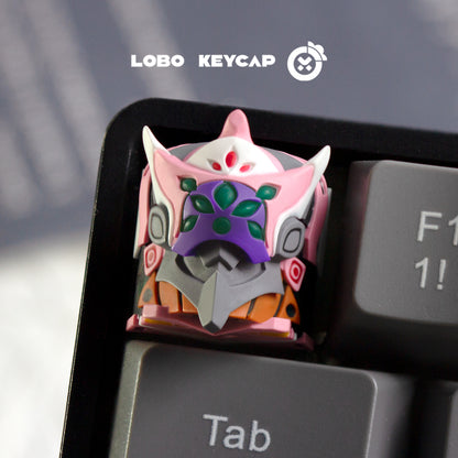 EVA， Mech series, multi-color resin personalized keycaps, creative handmade keycaps for anime and gaming peripherals