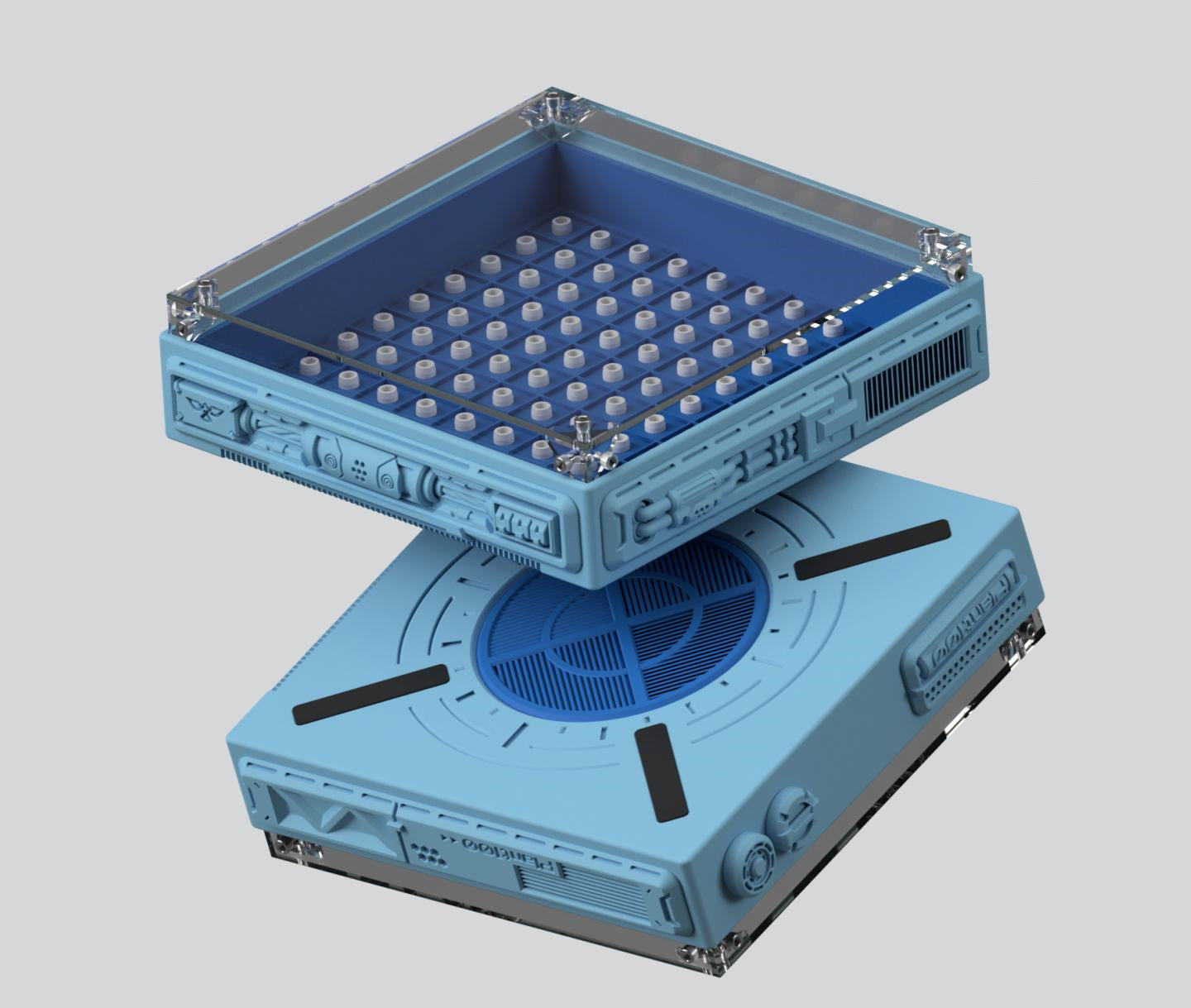 Plant100v2 keycap hibernation cabin storage display box 3D printing customized dustproof table decoration customization