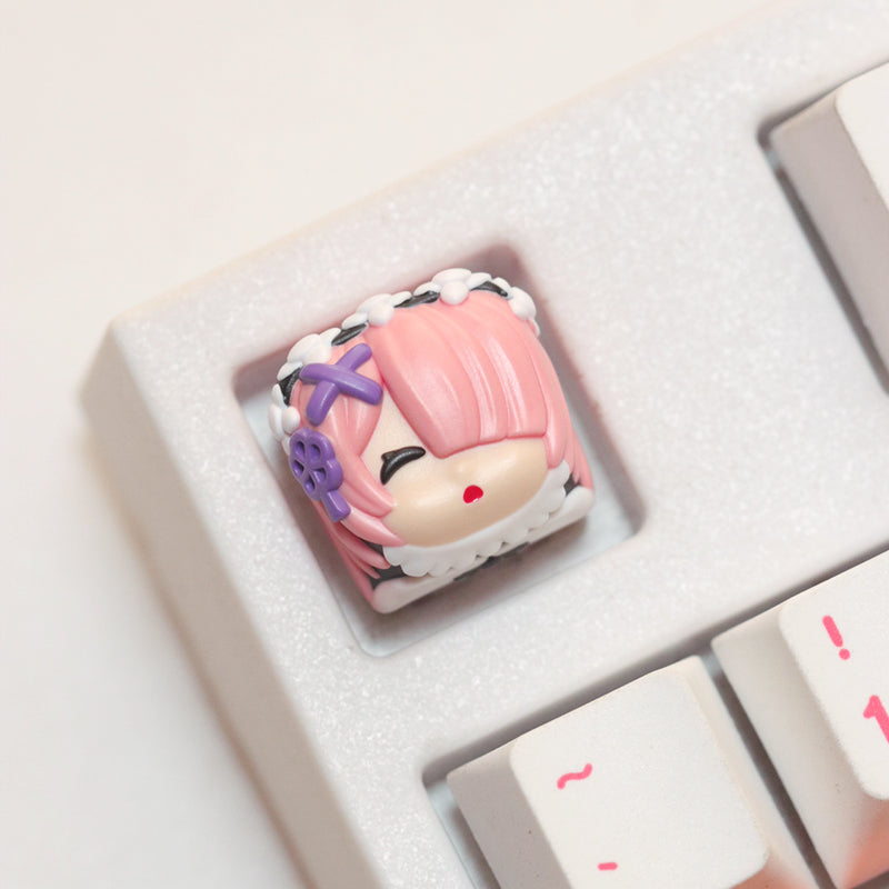 Re:Life in a different world from zero， Multi colored resin personalized keycaps, anime, games, novels, characters, cultural and creative keycaps