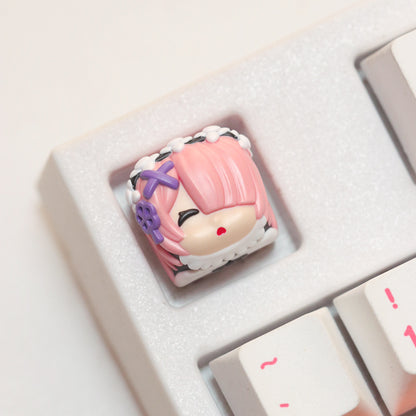Re:Life in a different world from zero， Multi colored resin personalized keycaps, anime, games, novels, characters, cultural and creative keycaps