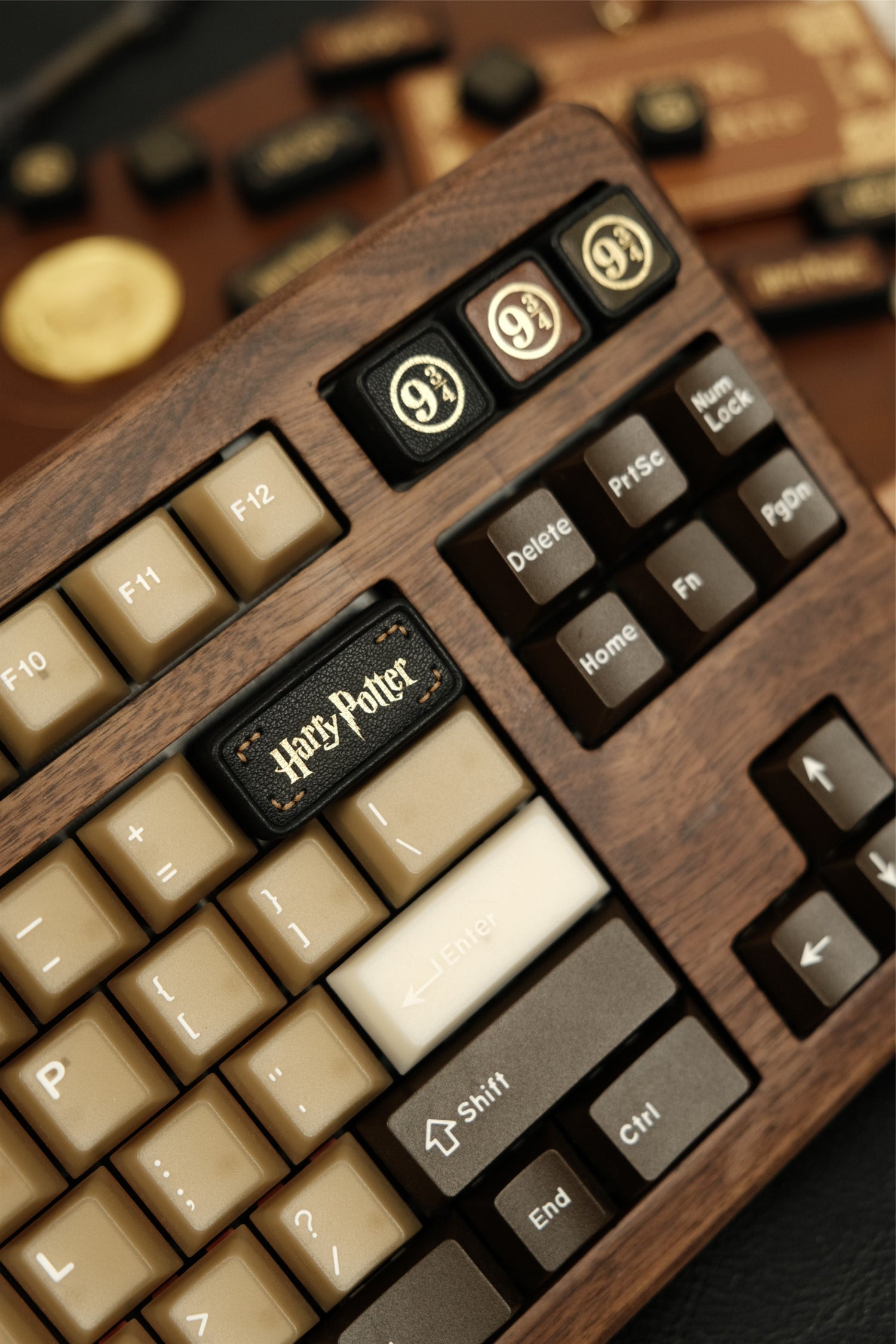 Harry Potter, Animali Fantastici e Dove Trovarli Handmade 2U Leather Handmade Keycaps Retro Style Art Keycaps