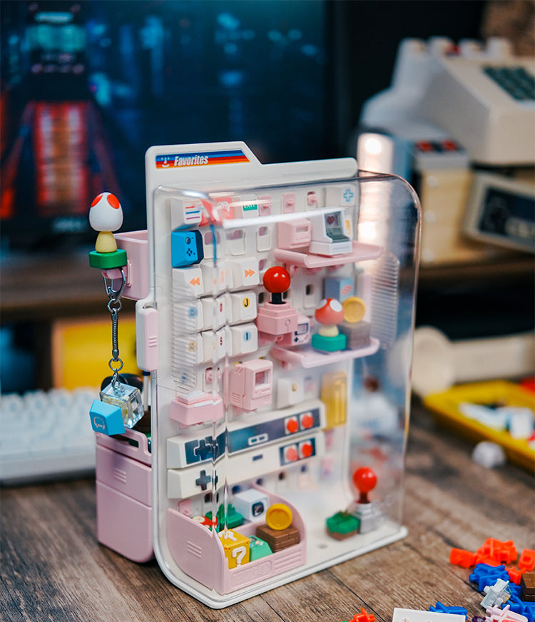 Keycap pegboard personalized keycap storage box game console button storage box desktop storage box personalized keycap display box dustproof design