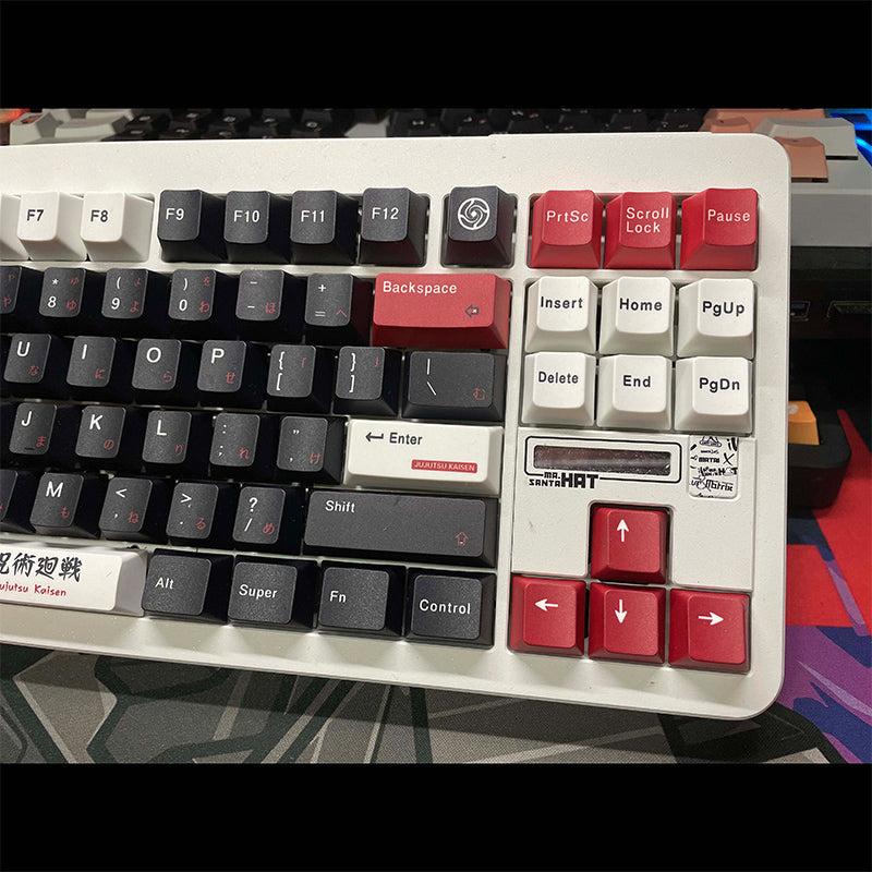 Jujutsu Kaisen Theme, PBT Material Five sided Heat Sublimation, Anime Game Series Personalized Set Decorative Keycaps