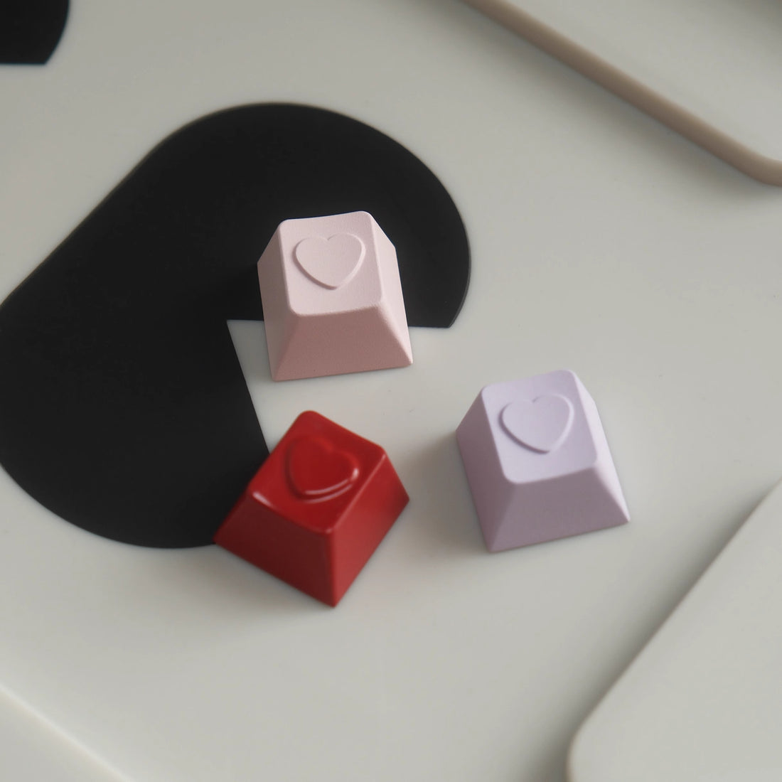 Love keycaps, personalized and simple ESC metal keycaps, CNC customized keyboard, original factory R4 height