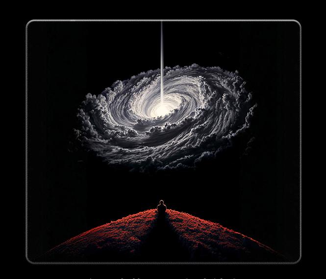 Tempered glass micro etching process mouse pad, high-definition pattern customized professional mouse pad（+8）