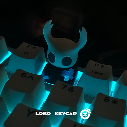 The Hollow Knight， Multi colored resin molded personalized keycaps, resin art keycaps for anime and gaming peripherals