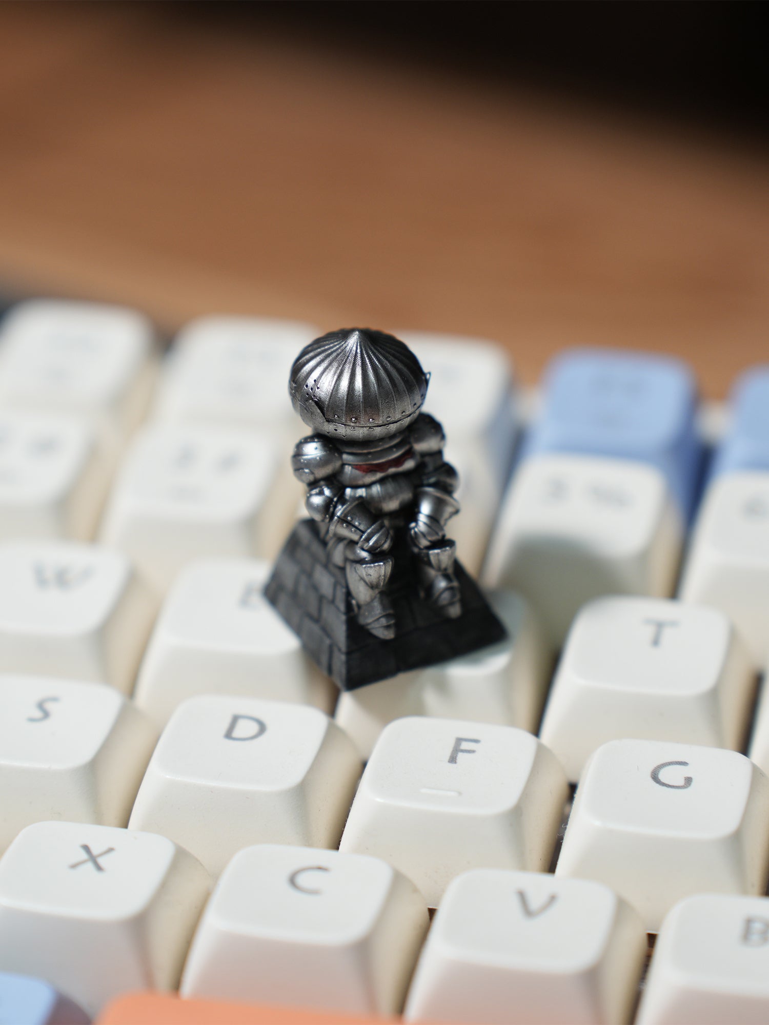 Dark Souls ， Siegward, resin coated personalized keycaps, anime and game cultural creative keycaps