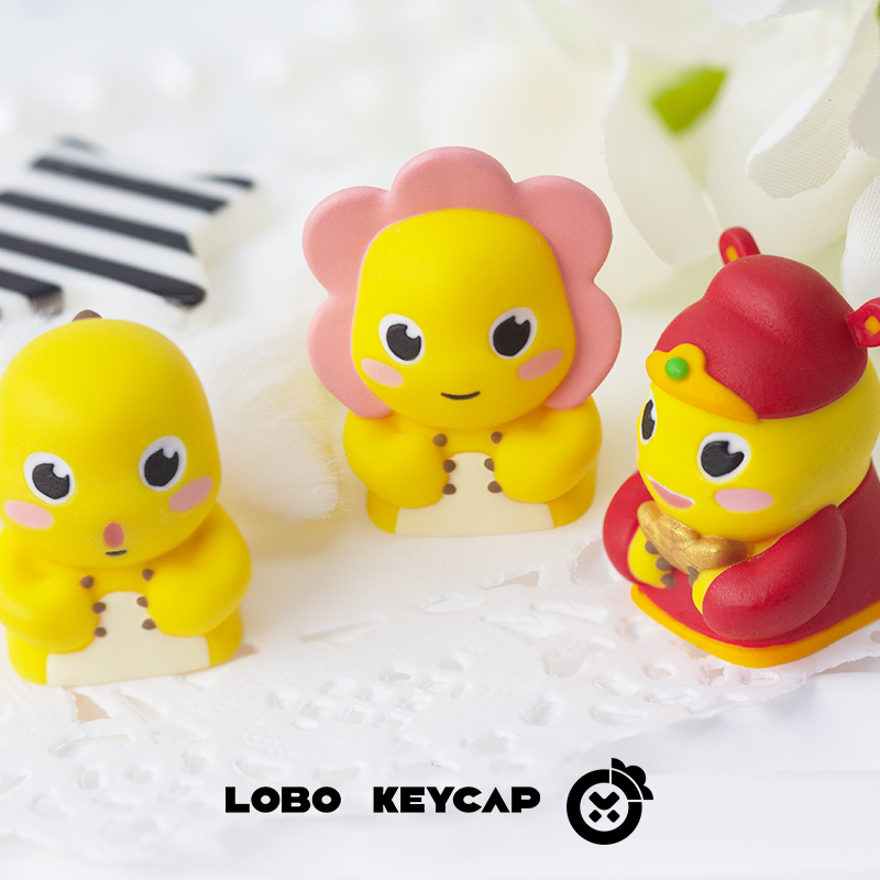 Cute nailong, personalized resin, multi-color resin molded personalized keycaps, decorative keycaps