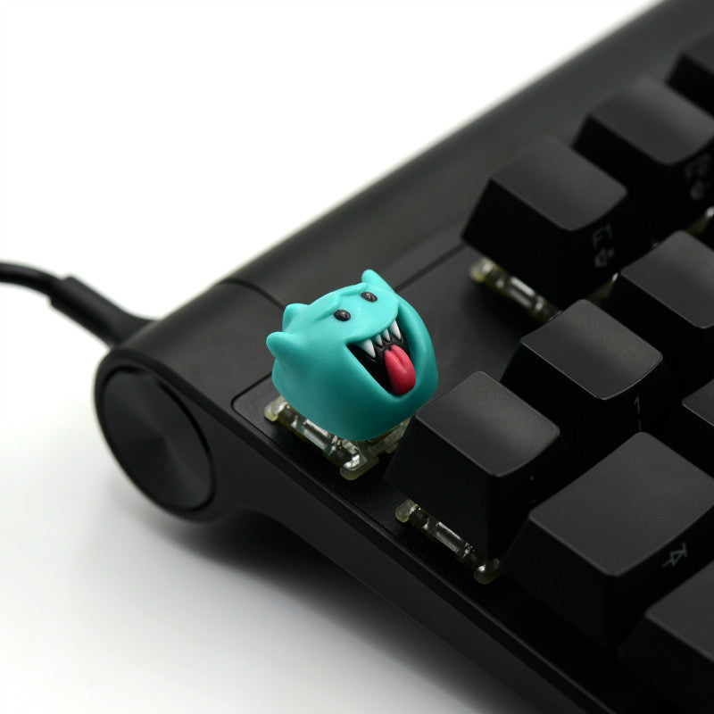 Little Ghost multi-color resin molding, resin personalized artisankeycaps, keyboard game decorative keycaps