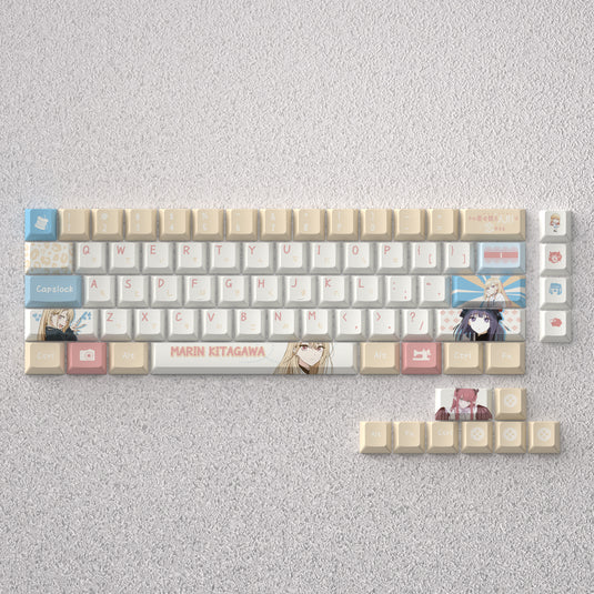 My Dress Up Darling Theme Keycaps, Kitagawa Marin Anime Game Creative ...