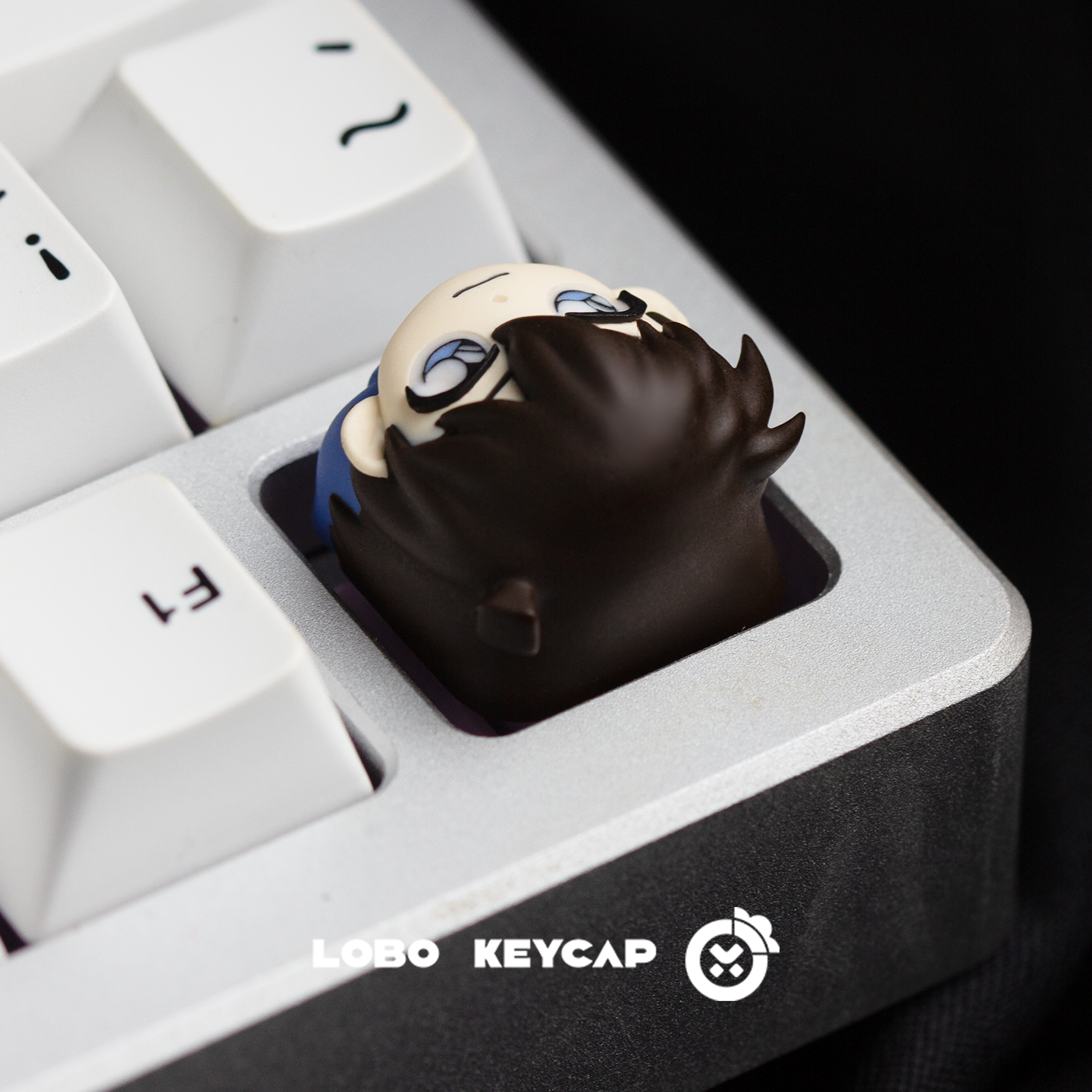 DetectiveConan， Multi colored resin molding, resin personalized keycaps, craftsman keycaps, decorative keycaps