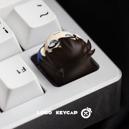 DetectiveConan， Multi colored resin molding, resin personalized keycaps, craftsman keycaps, decorative keycaps