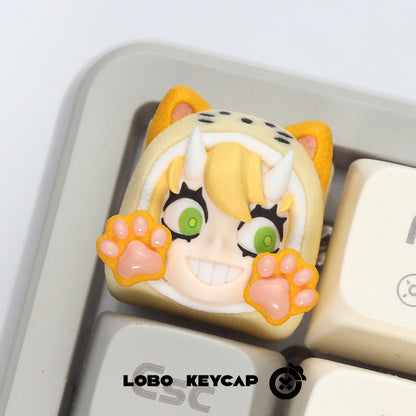 Lilith series personalized resin keycaps, cat and dog, two limited edition releases