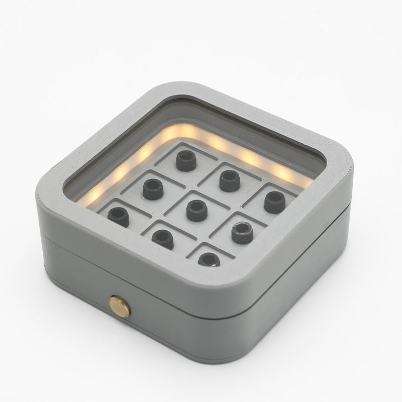 9-key keycap storage box wireless, can emit light, display mechanical keyboard with lights, personalized keycap dustproof display box