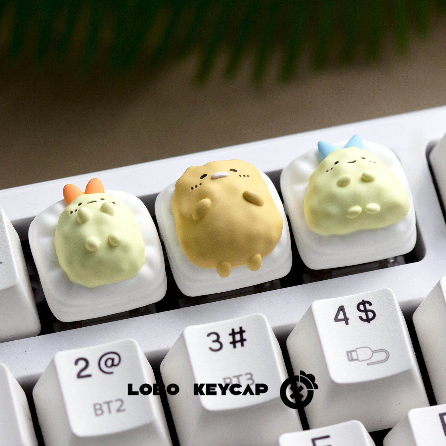 Corner Biological Personality Resin Art Keycaps Mechanical Keyboard Keycaps