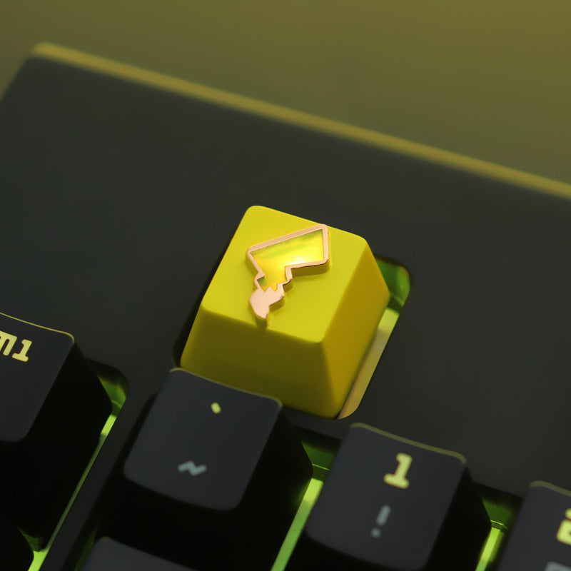 Electric Mouse Tail Metal Zinc Aluminum Alloy Keycaps