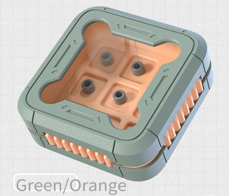 9-key spacecraft design, 3D printed resin keycap box, personalized keycap storage box, dust-proof magnetic absorption nano keycap customized display keycap box with multiple colors to choose from