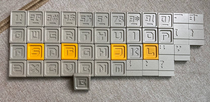 27 double B-key letter+number+symbol aluminum alloy personalized metal keycap